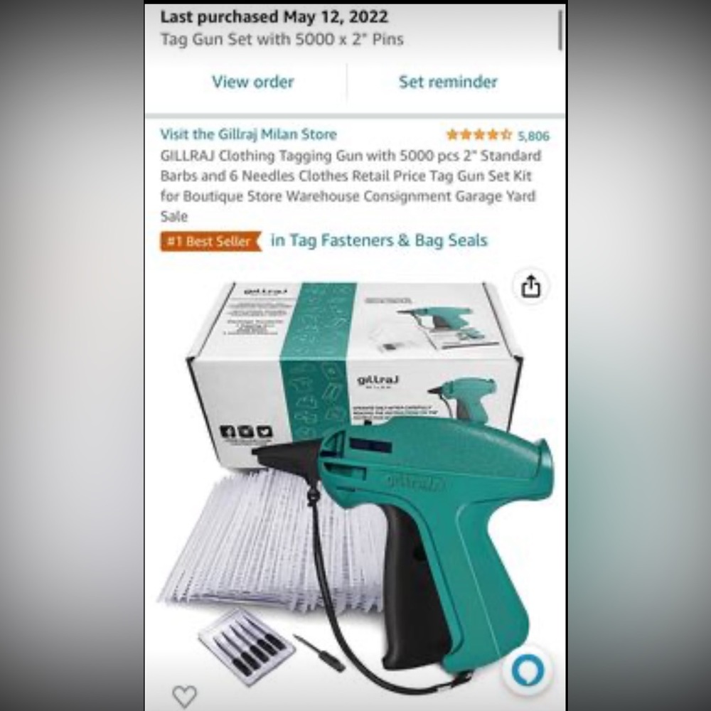 Pricing tag gun